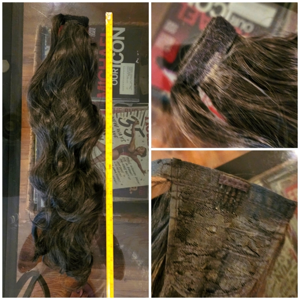 Long, Wrap/Tie, Body Wave Ponytail Wig/Hairpiece (Costume, LARP, Content)